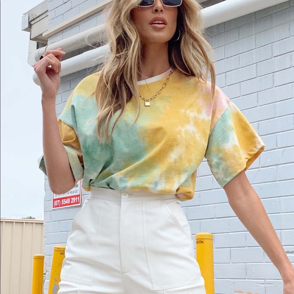 Princess Polly Tie Die Shirt